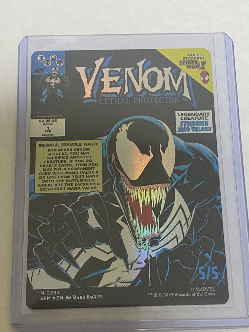 MTG ヴェノム　エディ ブロック foil MTG エディ・ブロック/Eddie Brock Foil ヴェノム Eddie Brock