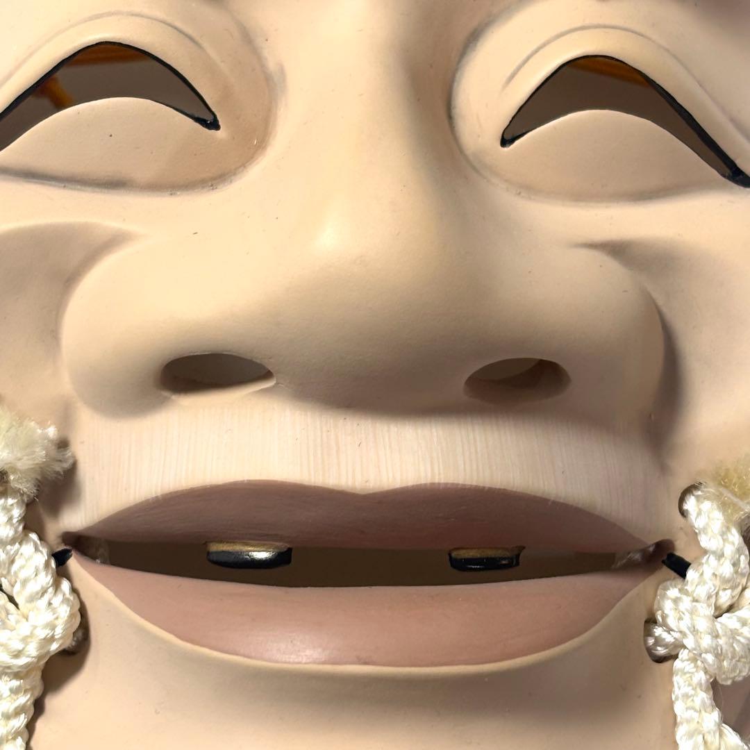 翁面 神楽面 能面 伝統工芸 能楽 翁面 時代物 お面 翁 博多人形 - メルカリ