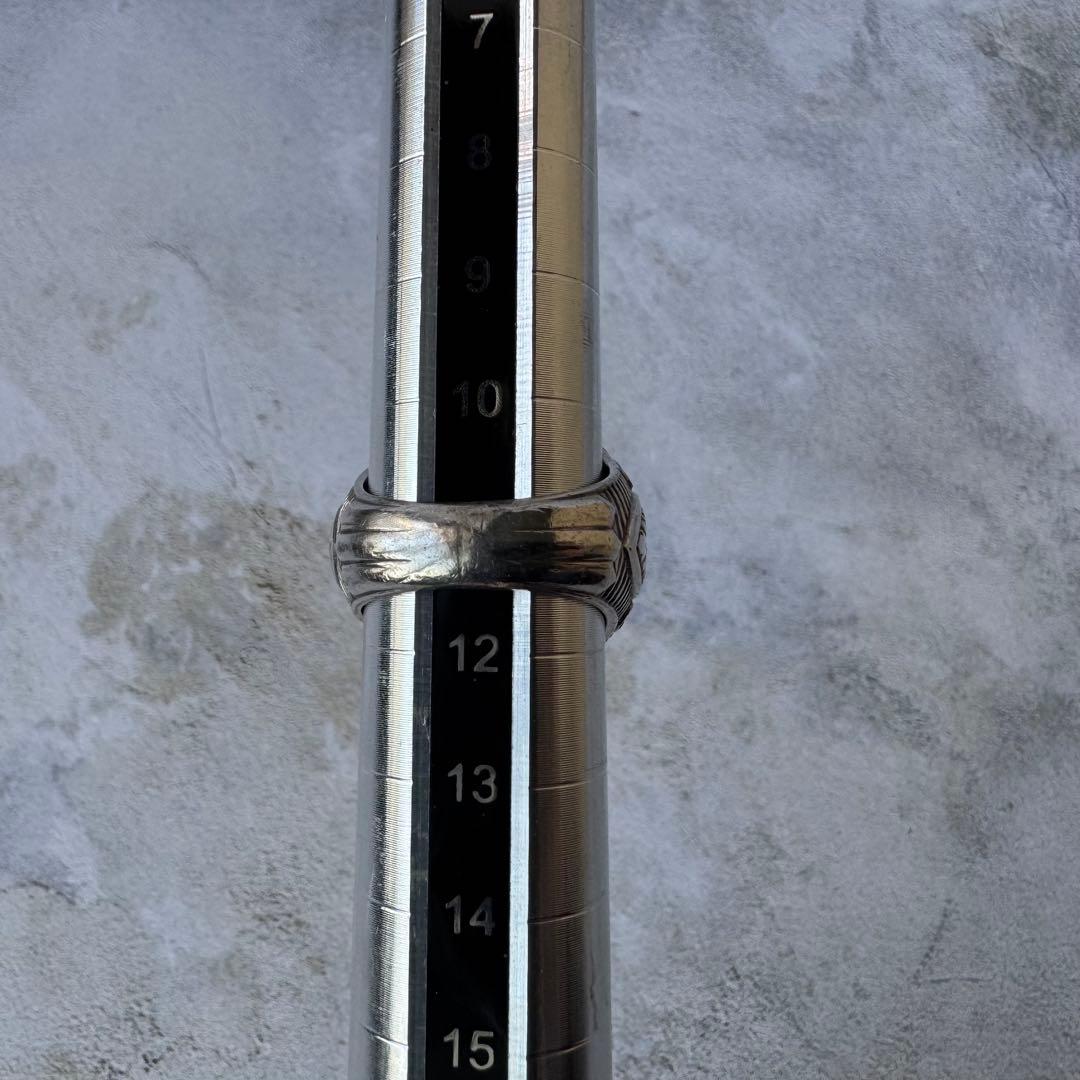 ヴィンテージ オールドイングリッシュリング シルバー925 11号 USA製