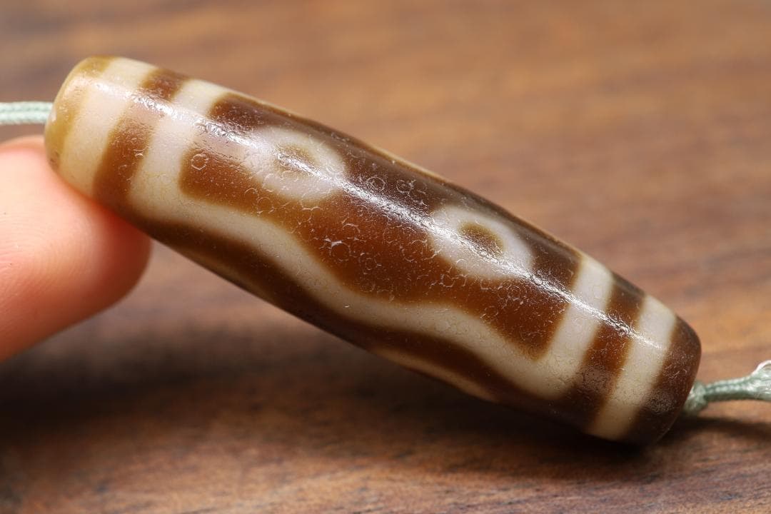 ジービーズ (7アイジー) 特殊七眼チベット天珠 [Dzi Tibet]