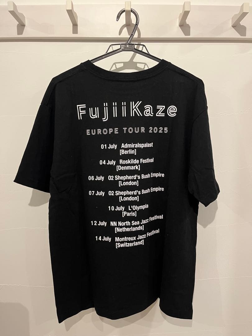 藤井風 Fujii Kaze ヨーロッパツアー 2025 Tシャツ (L)