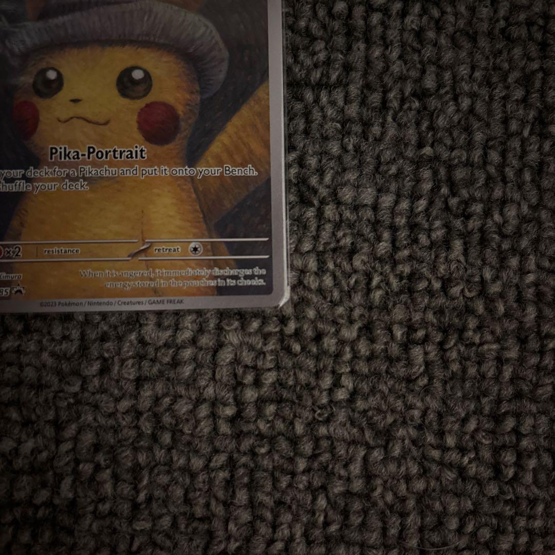0*7様 Pikachu with Gray Fish Hat 　ゴッホピカチュ