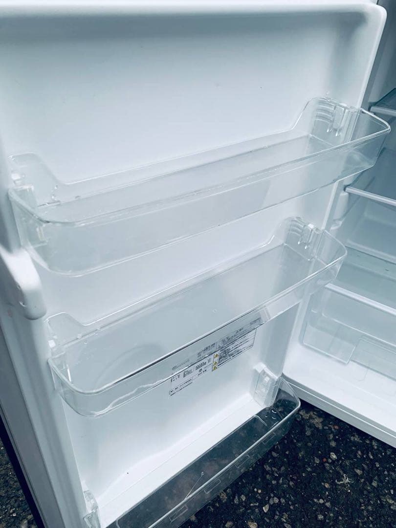 ♦TOHOTAIYO 2ドア冷凍冷蔵庫【2019年製】TH-118L2-BK