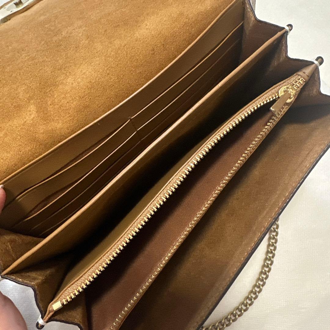 COACH コーチ ウィズ ビーズ タビー チェーンウォレット バッグ