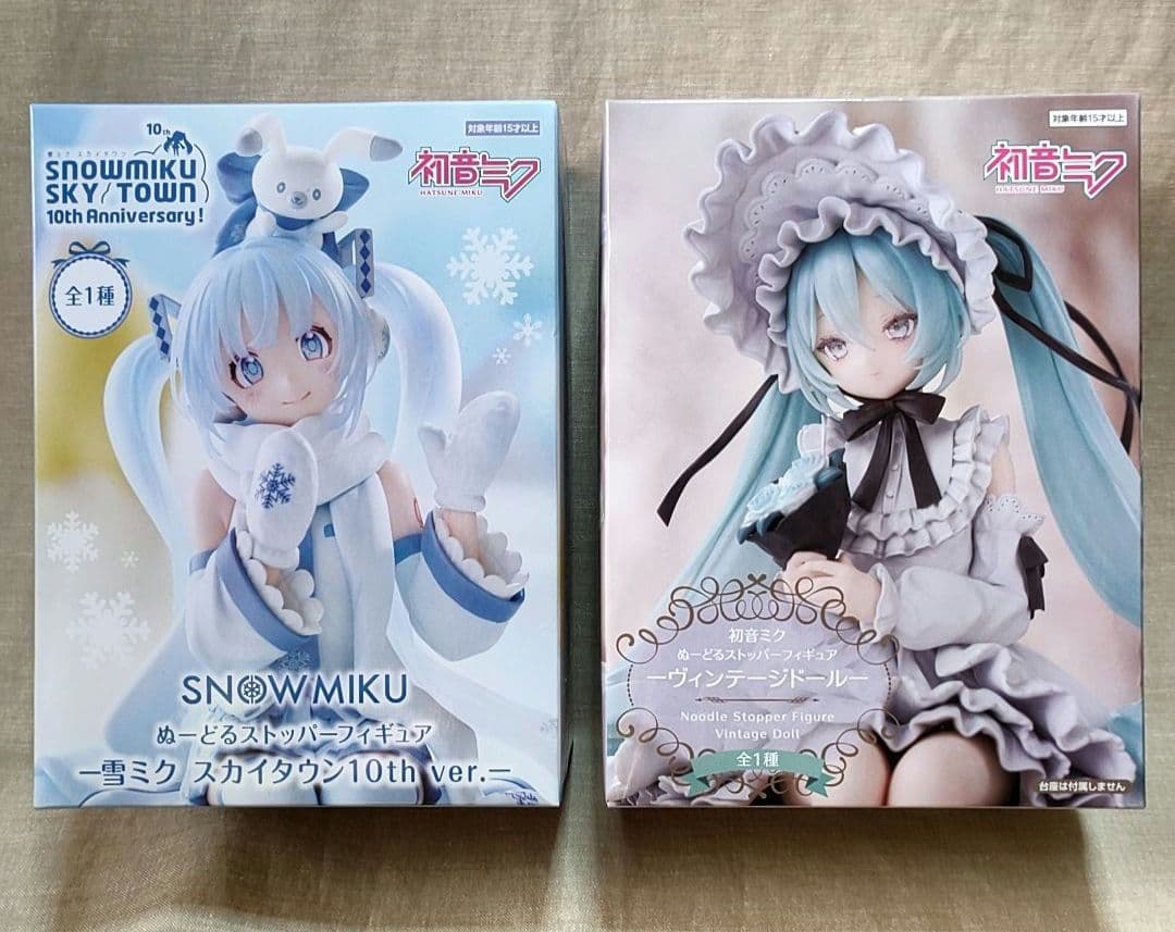 未開封発送 初音ミク ぬーどるストッパー ヴィンテージドール 雪ミク