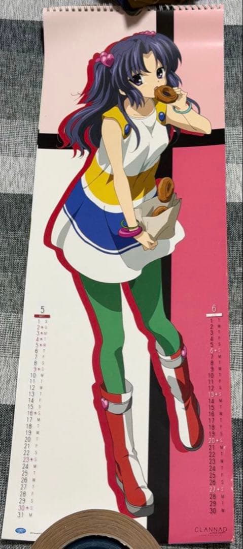 京アニ正規品・レア】CLANNAD-クラナド- 2010年度スリムカレンダー 京