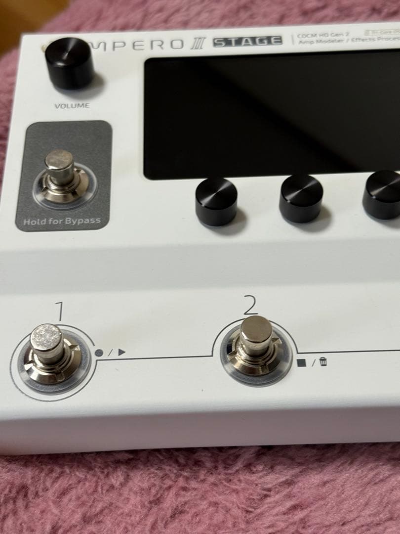 【美品】 Hotone Ampero II Stage フットスイッチセット