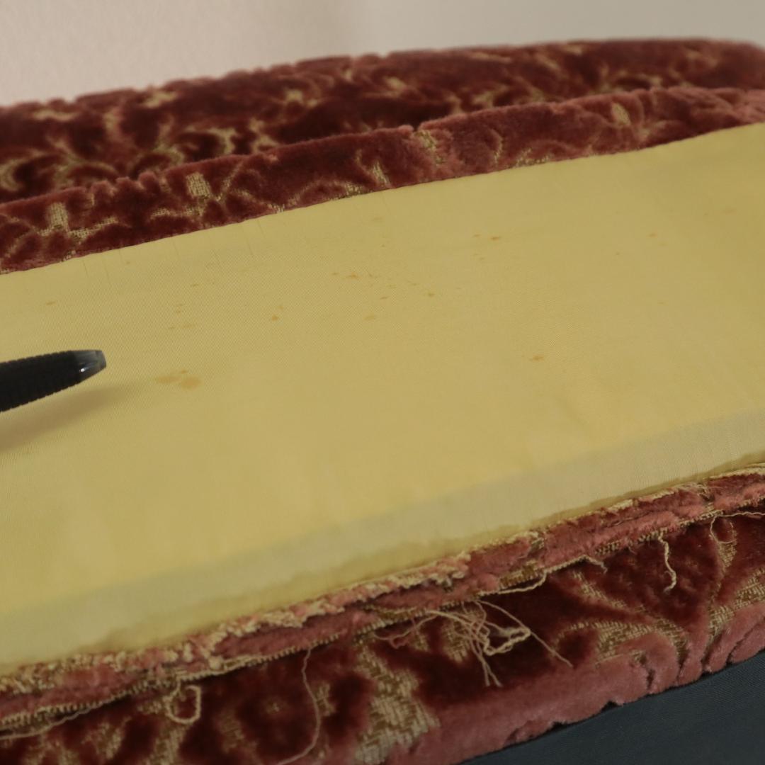 ドレクセルヘリテイジ アップホルスタリー オットマン スツール 金華山織