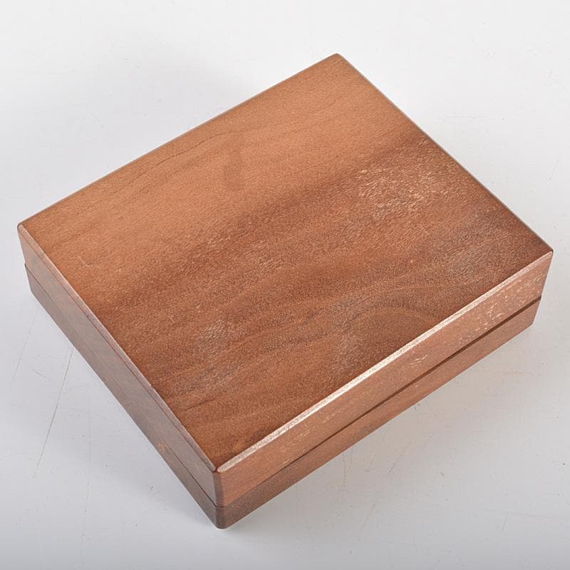 茶道具　内黒漆　桑　香合　時代箱　V　R6889