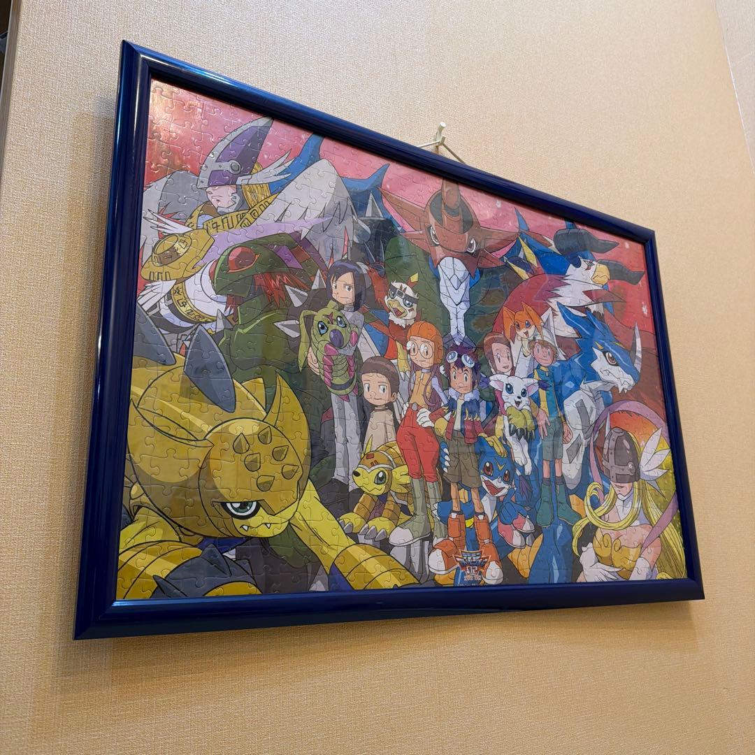 デジモンアドベンチャー 02 ジグソーパズル フレーム付き 完成品