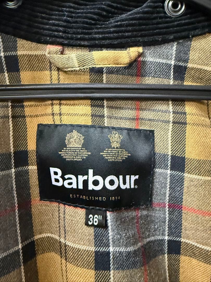 Barbour BEDALE 36 UK ミリタリージャケット