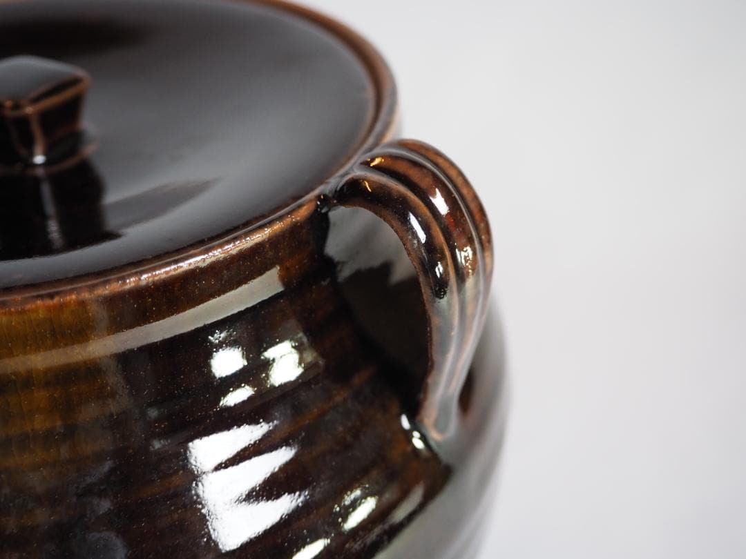 裏千家14世淡々斎宗室御書付『膳所焼笹耳水指』陽炎園