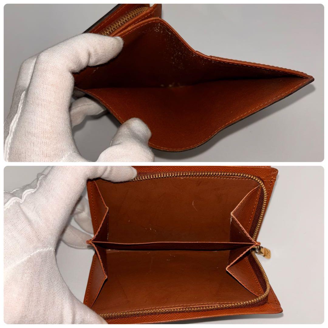 ✨鑑定済み✨ルイヴィトン✨モノグラム 二つ折り財布✨ポルトモネビエ