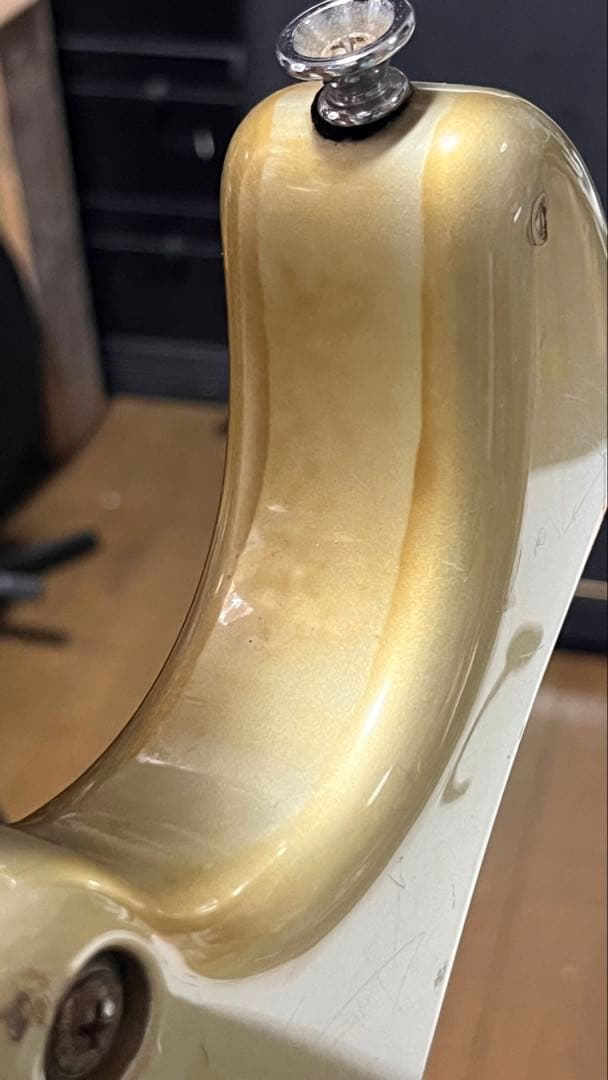 ジャンク！メイビス・ショートスケール・ストラト！加工あり。ハード