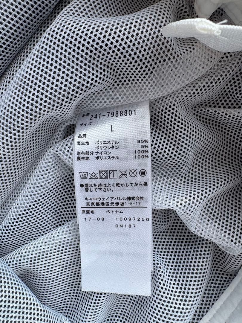 Callaway レディース レインウェア ホワイト　Lサイズ