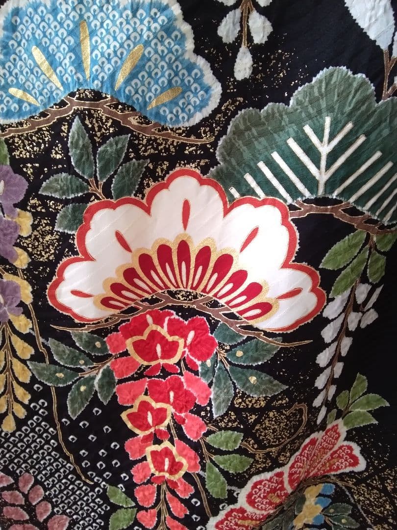 振袖フルセット、鈴乃屋、成人式、重ね衿、帯揚げ帯締め、西陣袋帯