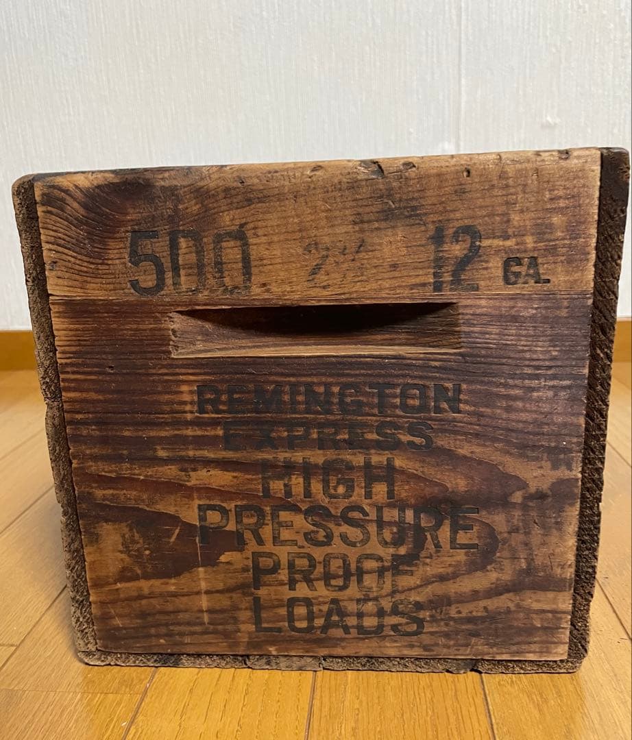 レミントン 木箱 ヴィンテージ アンティーク ウッドボックス 弾薬