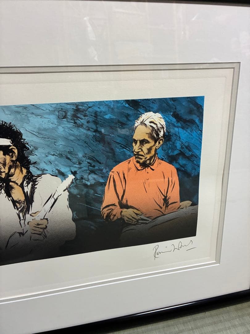 ザ·ローリングストーンズ リトグラフ ロンウッド作 - メルカリ