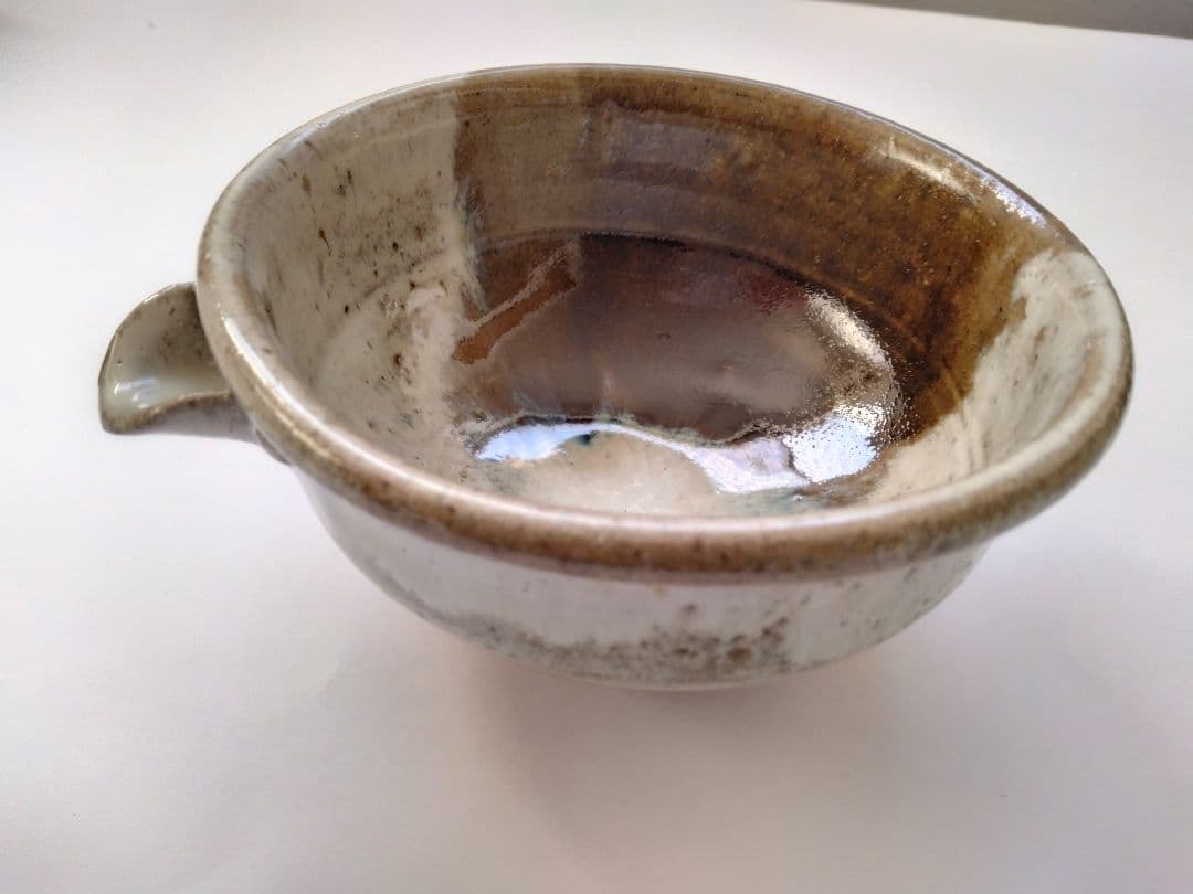 朝鮮唐津 片口　13代太郎右衛門　掛け分け　素晴らしい景色　料理鉢