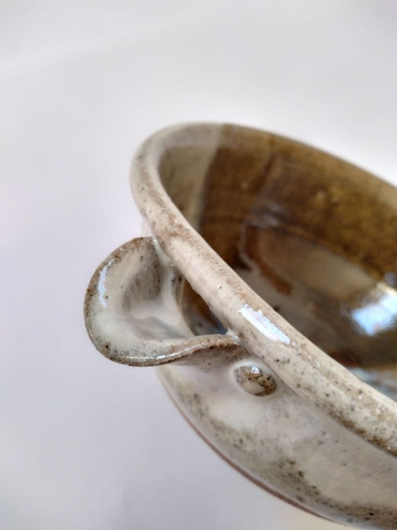 朝鮮唐津 片口 13代太郎右衛門 掛け分け 素晴らしい景色 料理鉢