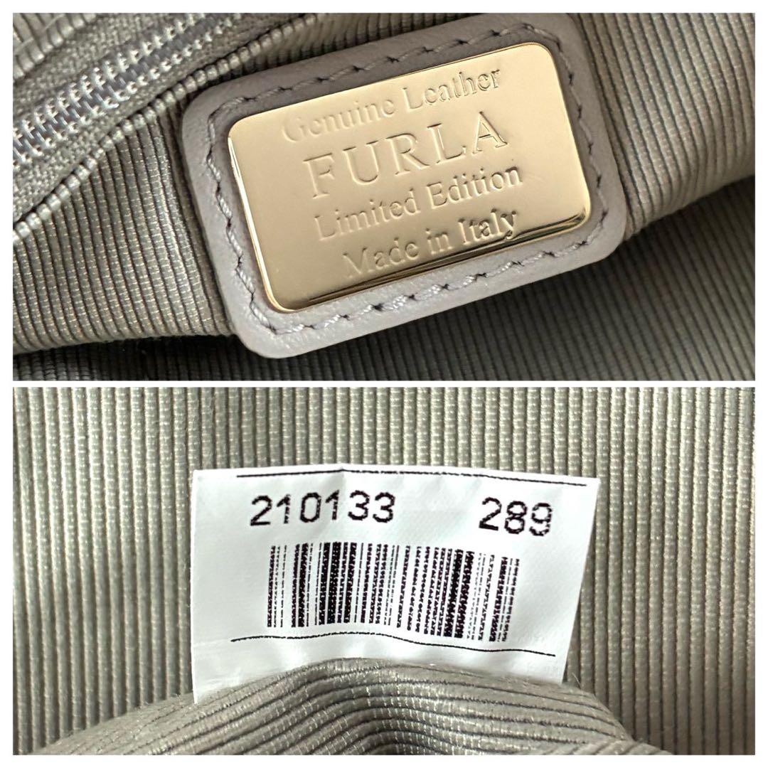 美品✨フルラ パイパー M ドーム 2way ハンド ショルダーバッグ レザー