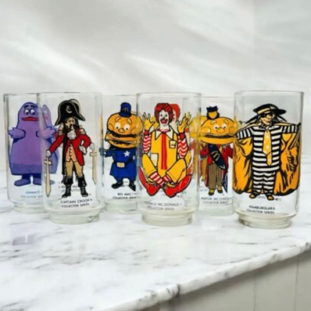 1977年 マクドナルドランド グラス コンプリートセット 12本