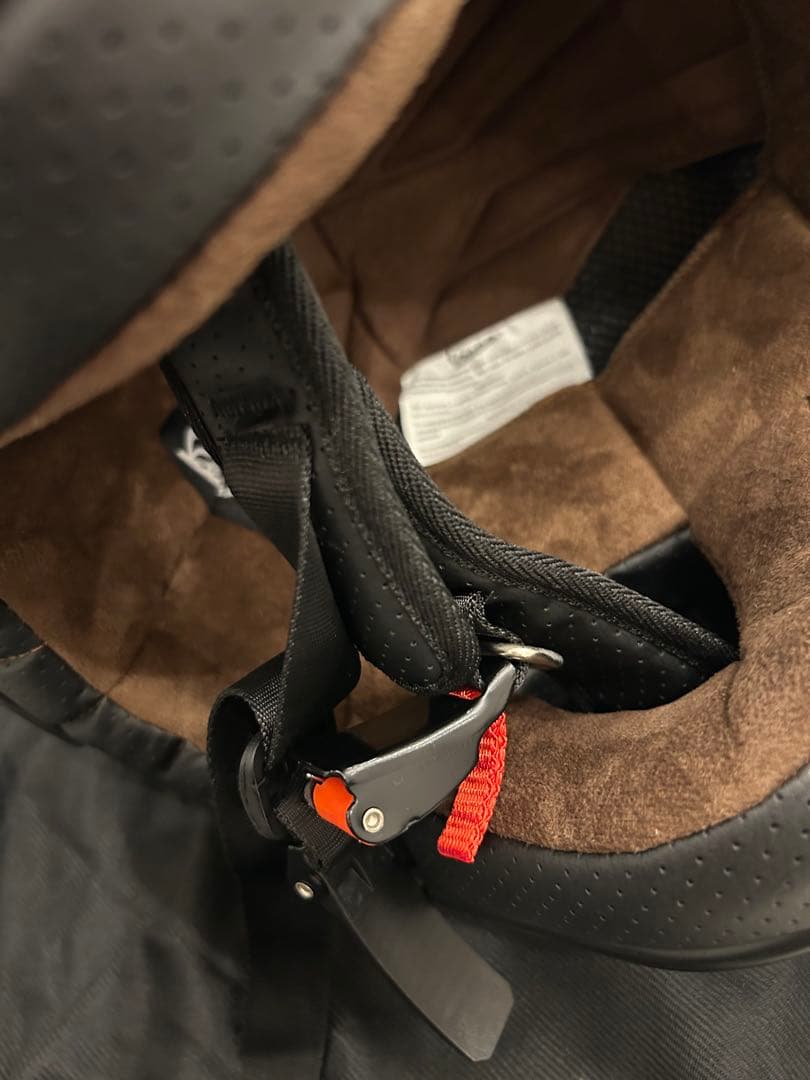 お値下げ！新品同様！Vespa ヘルメット ホワイトレッドグリーン