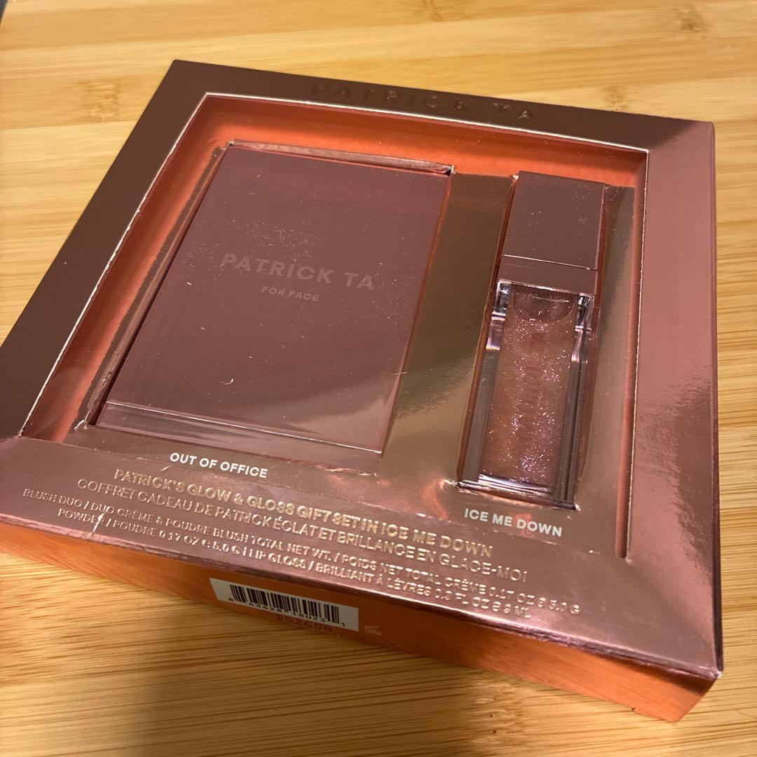 Patrick Ta ブラッシュ+リップグロスセット