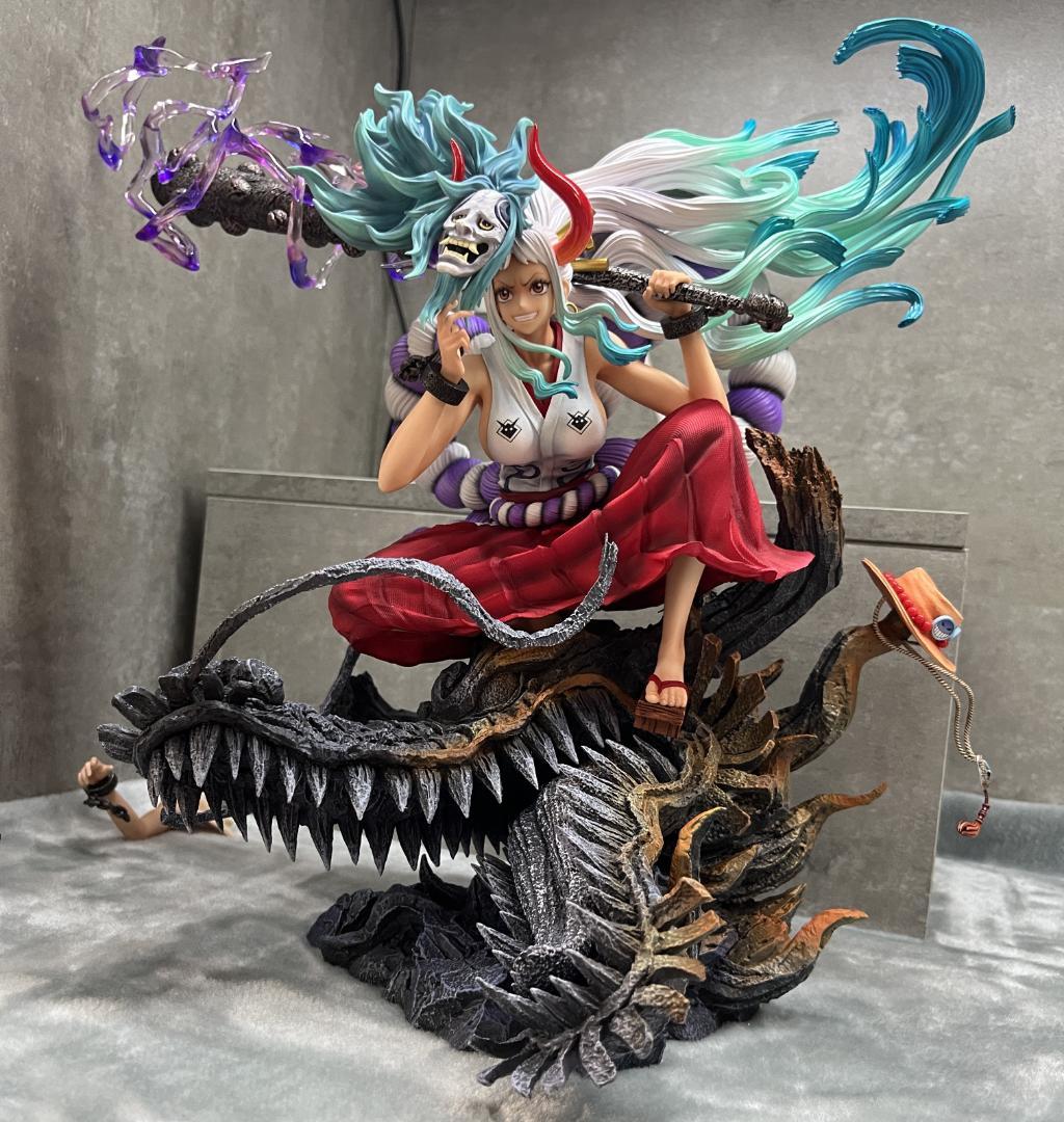 ワンピース ヤマト フィギュア ガレージキット 塗装済み完成品 popスケール