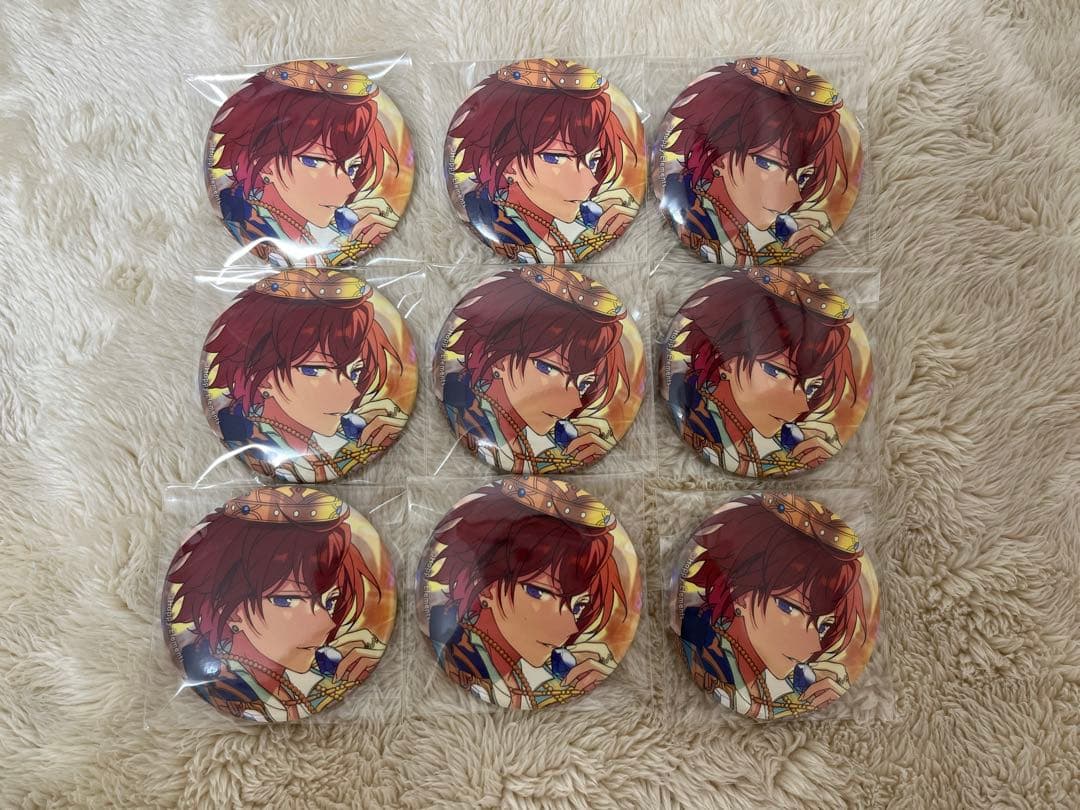 ハイキュー アニメデッキ ホログラム缶バッジ 紙飛行機 木兎光太郎 20点