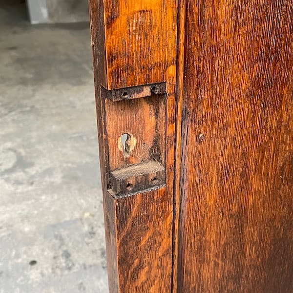 1880年頃 イギリスアンティーク ミラーバックキャビネット カップ