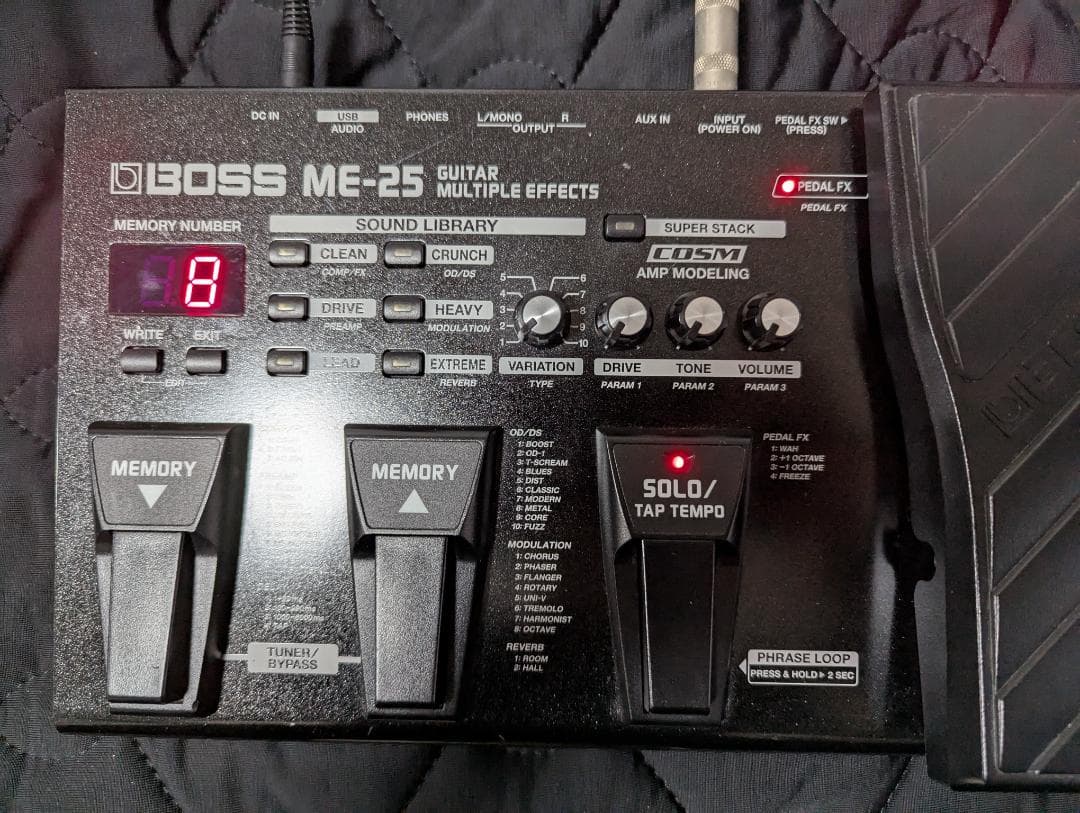 BOSS ME-25 マルチエフェクター 箱あり ACアダプター付き