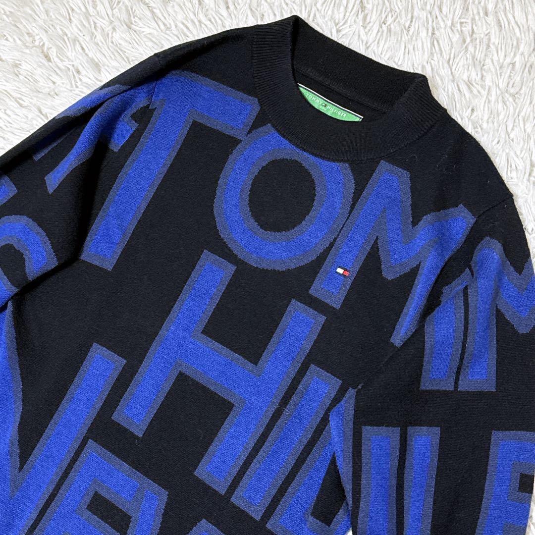 ✨完売品✨トミー ヒルフィガー ゴルフ ロゴジャカード フレアニットワンピース