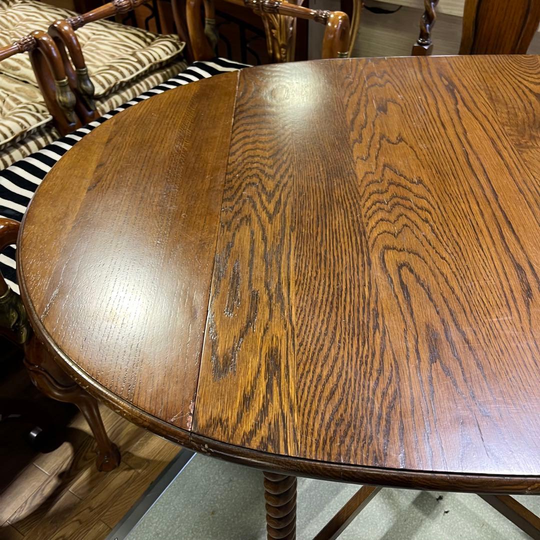 【輸入家具】ドローリーフ◆◇拡張ダイニングテーブル◆◇ヴィンテージ◆◇