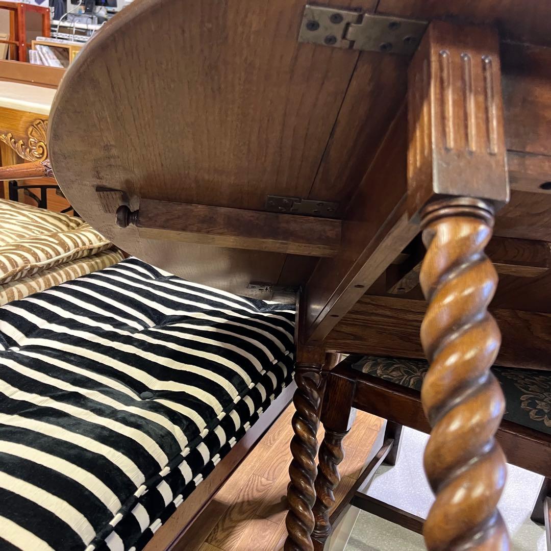 【輸入家具】ドローリーフ◆◇拡張ダイニングテーブル◆◇ヴィンテージ◆◇