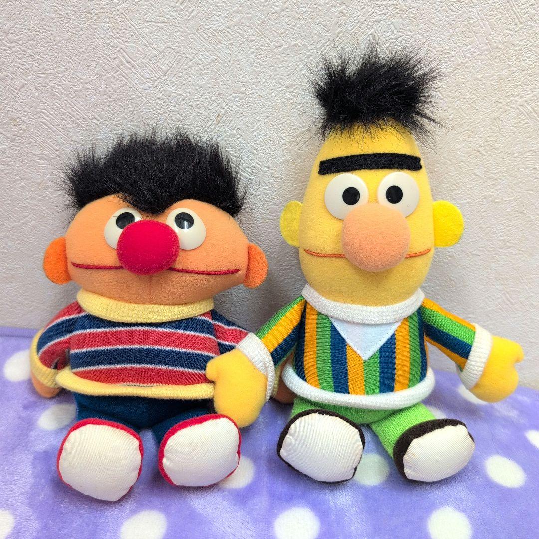 セサミストリート アーニー バートぬいぐるみセット KAWS×セサミ