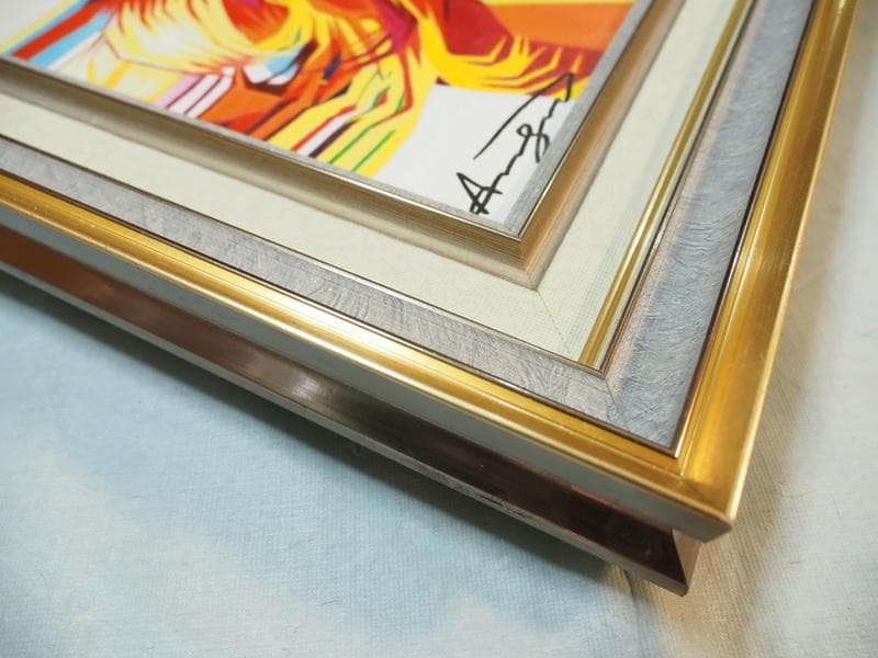 油絵　アンディ・ウォーホル　モンロー　人物画　F6　額付き　手描き　肉筆