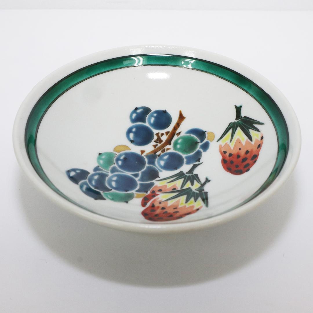 九谷焼 武腰敏昭 色絵九谷絵変り 酒盃 五客 共箱 酒器