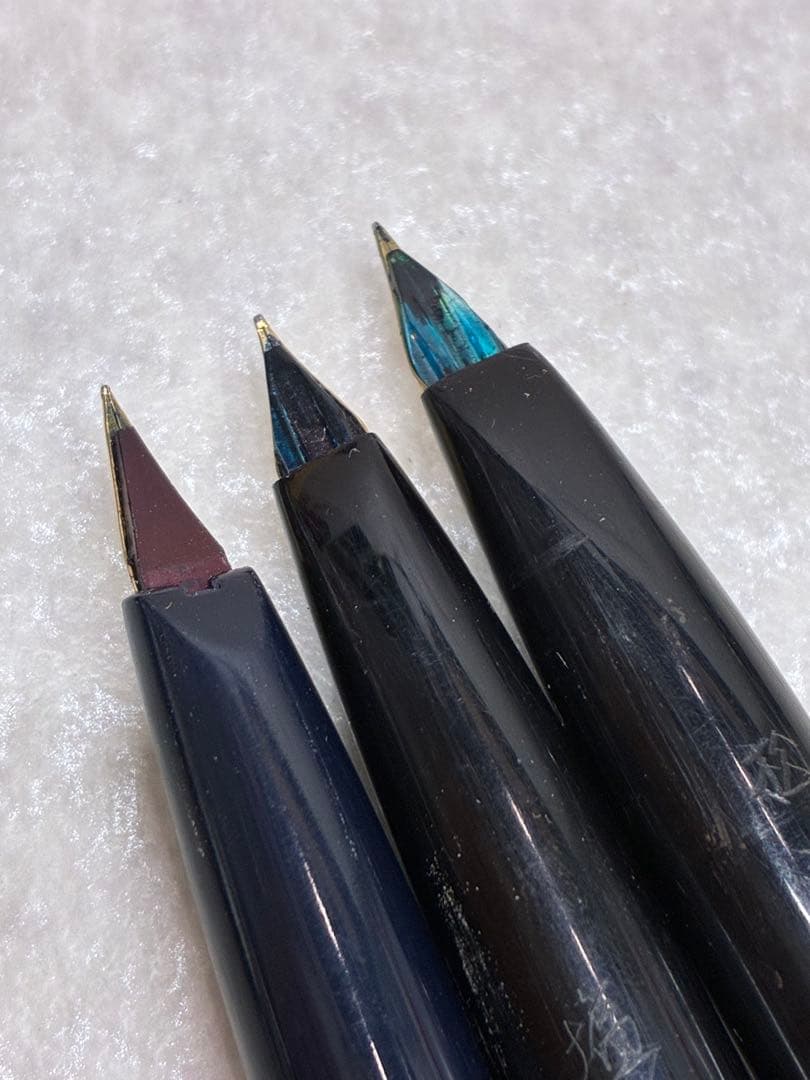 PLATINUM プラチナ万年筆 ペン先18K pilot パイロット 3本