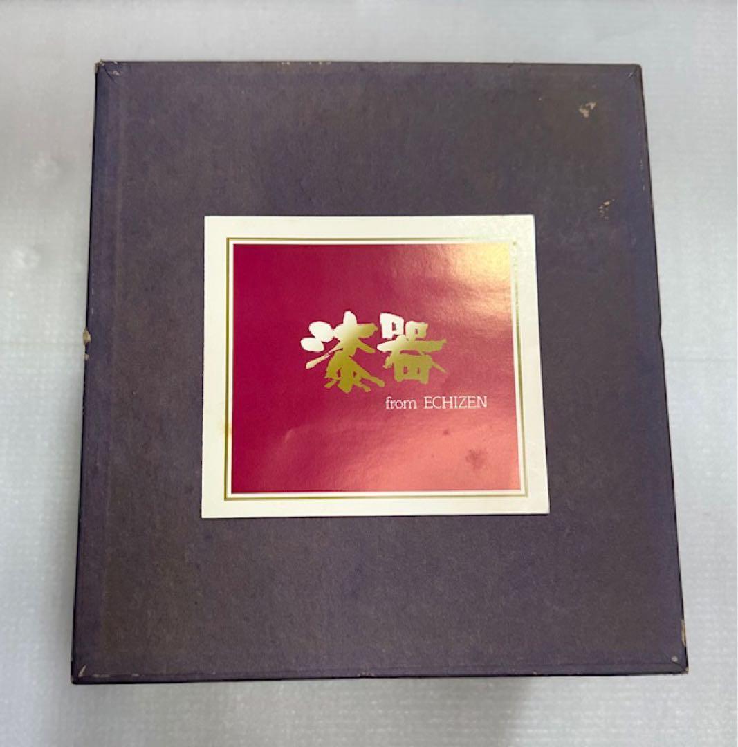 重箱 1 越前漆器/木製漆器/三段 重箱/黒地 金色鶴