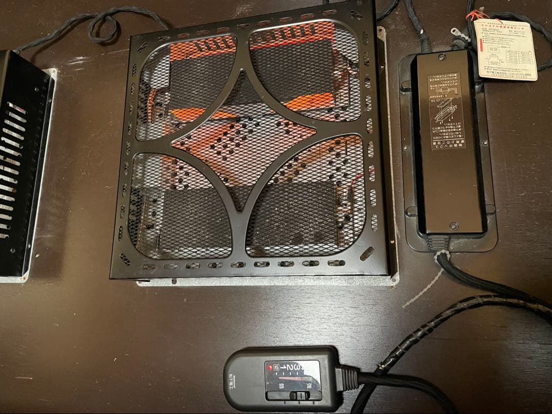 ナショナル掘座卓用ヒータMH9802 コントローラ説明書断熱板 掘こたつ堀