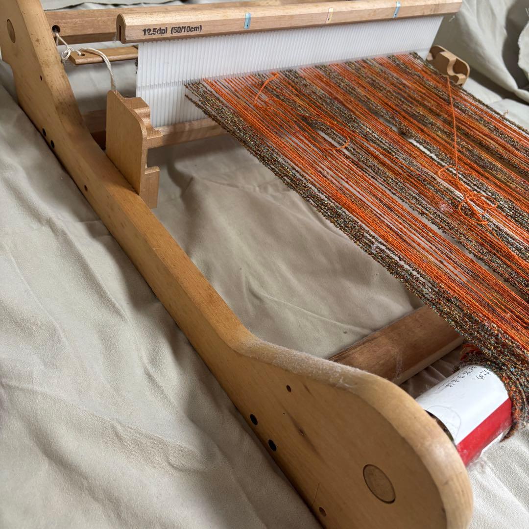 アシュフォード　卓上織り機　綜絖3枚