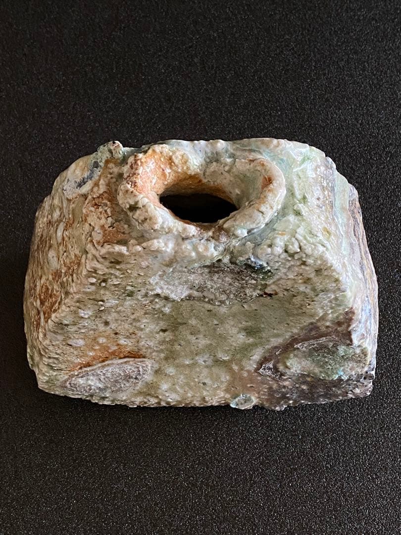 信楽焼 扁壺 花器 花瓶 井村侊生 #3204 美術品・アンティーク