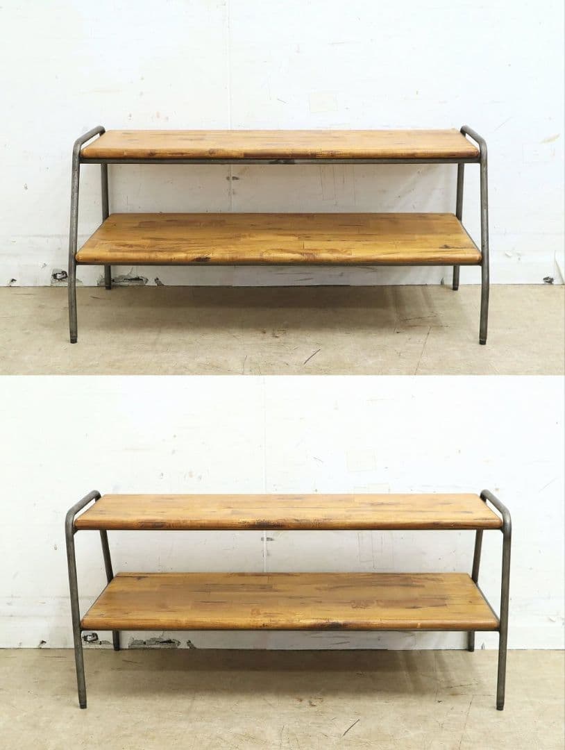 展示品！a.depeche☆古材 テレビボード・シェルフ・TVボード・棚アイアン