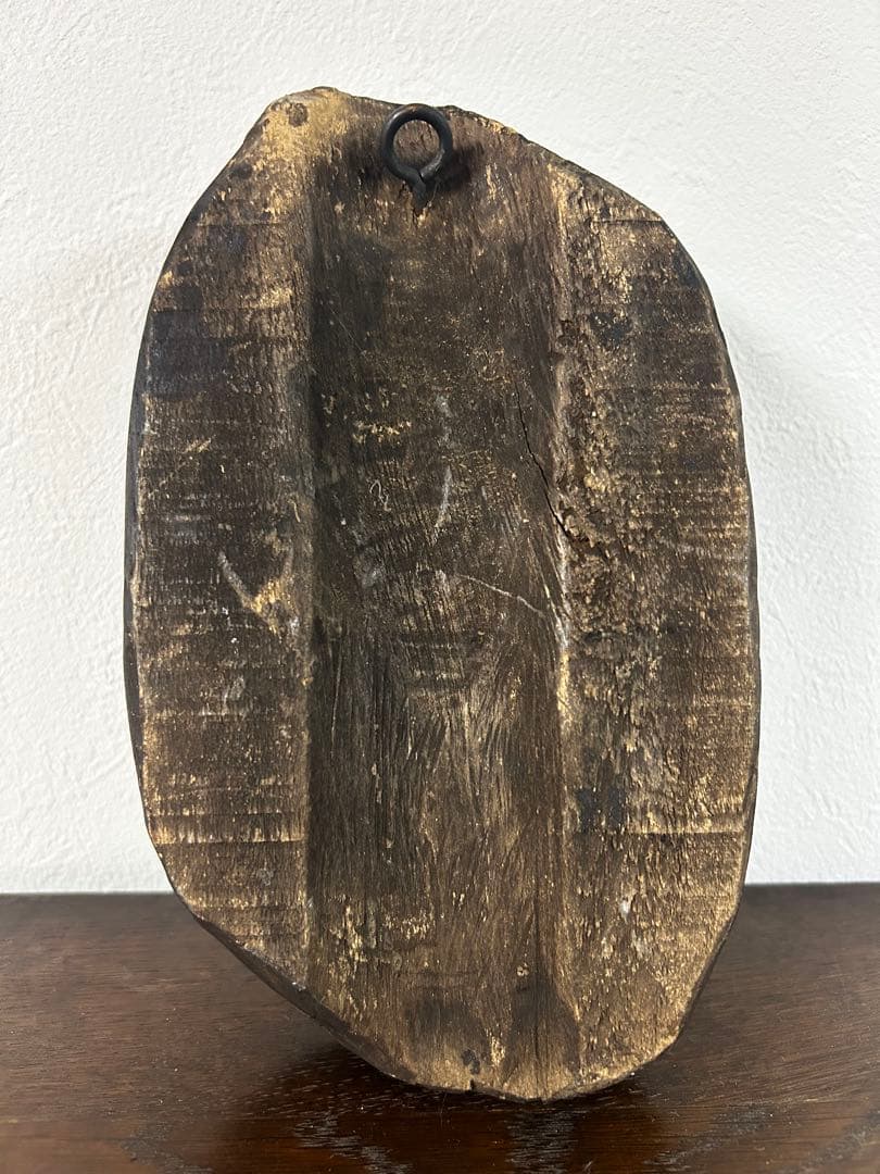 釜神 アンティーク 民俗 木製 仮面 竈神 - メルカリ