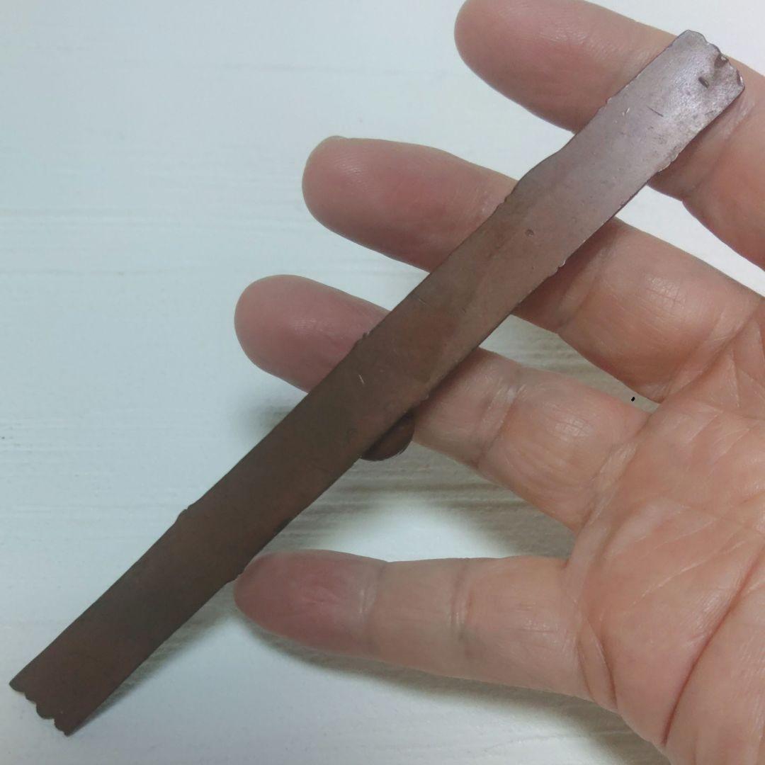 書鎮 紙押さえ 文鎮 蝸牛 カタツムリ 金工 銅製 書道具 ツキ10