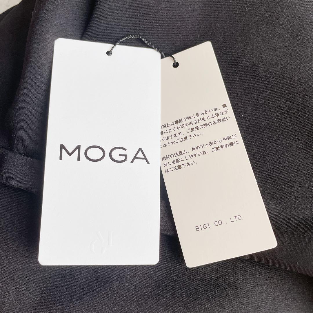 新品/MOGA /黒/ストレッチ /膝丈 スカート /Lサイズ