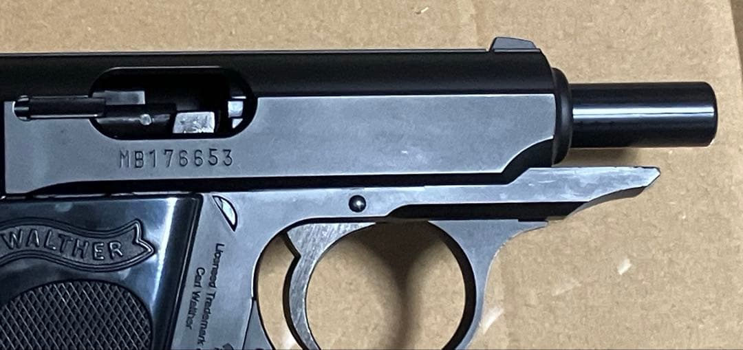 マルゼン　ワルサーppk　ガスブローバック