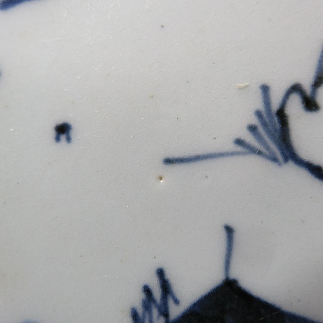 皿 5枚 古伊万里 染付 山水 江戸 窯傷 家屋 船 - メルカリ