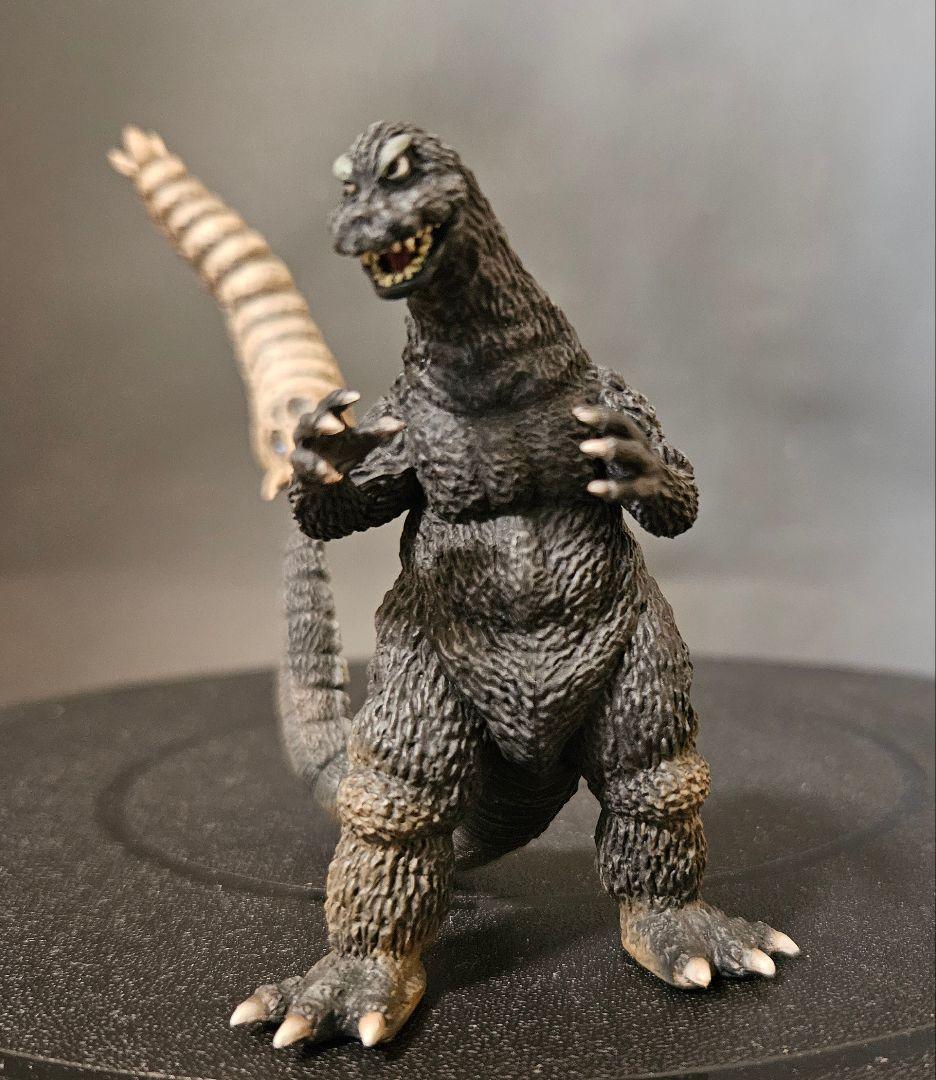 ゴジラ怪獣ソフビ　HGゴジラシリーズ　モスゴジ　モスラ幼虫　リペイント完成品